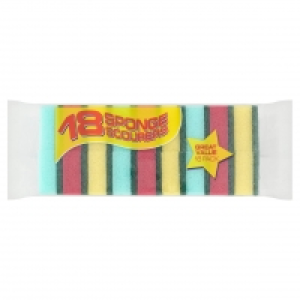 18 Sponge Scourers