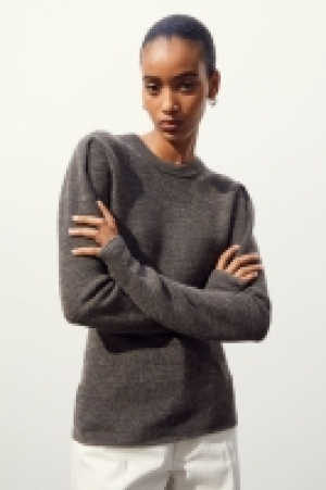 Puff-sleeved wool top £38.00