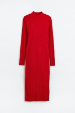 HM  Ribbed turtleneck dress