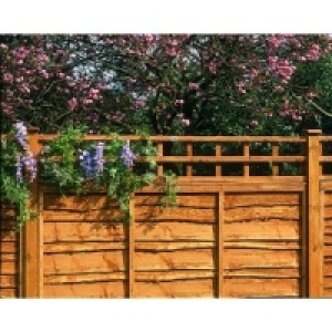 Wickes Fence Top Trellis Square Lattice 1830mmx300mm Autumn