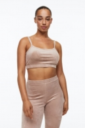 Velour crop top £4.00