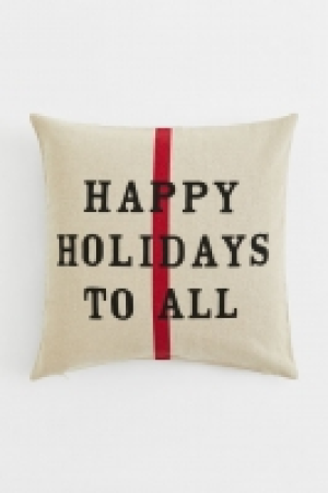 Linen-blend cushion cover £5.00