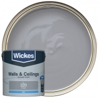 Wickes  Wickes Vinyl Matt Emulsion Paint - Pewter No.220 - 2.5L