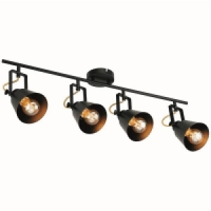 Abigail 4 Lamp Spotlight Bar - Black £45.00