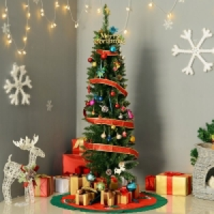 5ft Slim Pencil Christmas Tree Artificial - Slim 294 Tips £22.49