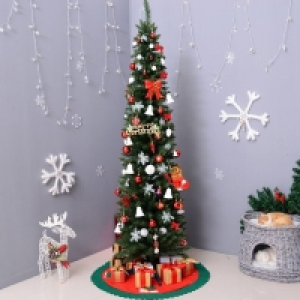 6ft Christmas Tree Artificial - Slim 390 Tips £24.99