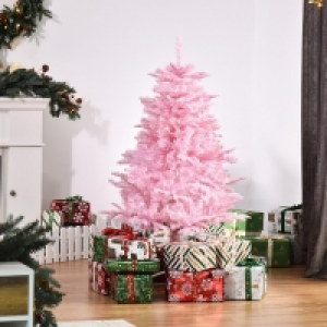 4ft Christmas Tree Artificial - Pink 341 Tips £29.99