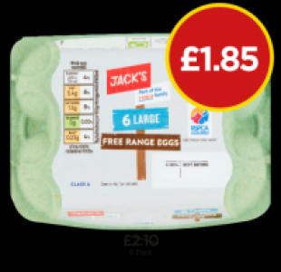 Jacks Large Eggs &pound;1.85