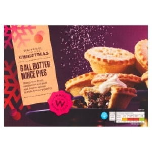 Waitrose  Waitrose Christmas All Butter Mince Pies6s