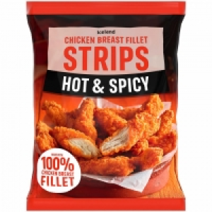 Iceland  Iceland Hot & Spicy Chicken Breast Fillet Strips 500g