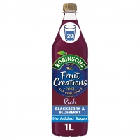 Iceland  Robinsons Fruit Creations Blackberry & Blueberry Squash 1L