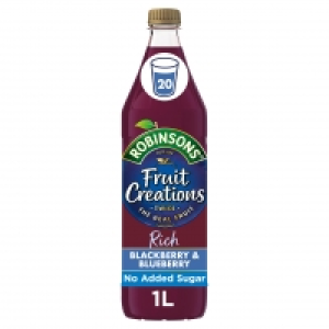 Iceland  Robinsons Fruit Creations Blackberry & Blueberry Squash 1L