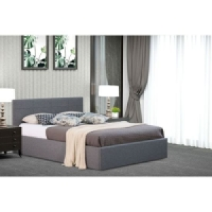 SleepOn Fabric Gas Lift Ottoman Bed Frame Grey £159.99