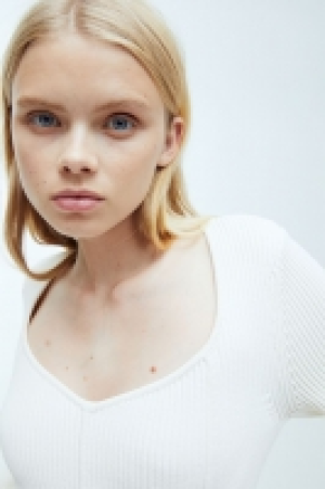 Rib-knit top £33.00