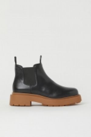 HM  Leather Chelsea boots