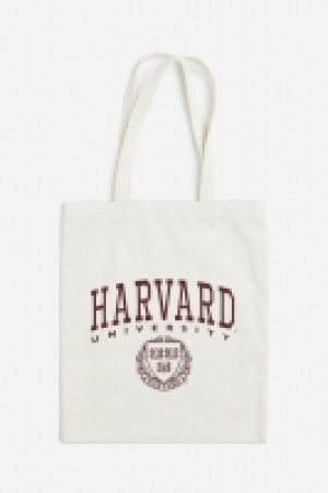 Printed canvas shopper £7.00