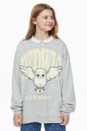 Oversized printed sweatshirt £10.00