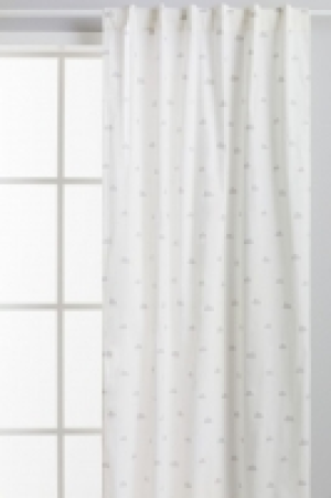 2-pack patterned cotton curtains £12.00