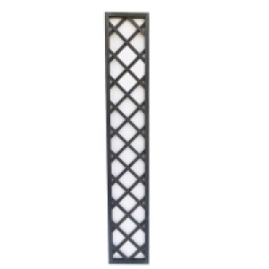 1.8m x 30cm Wooden Trellis Panel - Grey &pound;12.60