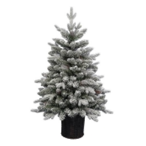3ft 5in Mixed Tip Flocked Artificial Christmas Tree £48.00