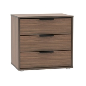 Drayton Chest of Drawers Dark Brown 3 Drawers £189.00