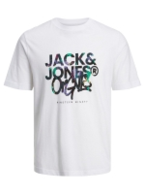 LittleWoods Jack & Jones Junior Boys Silverlake Short Sleeve Tshirt - White