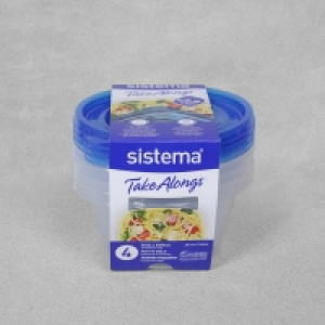 InExcess  Sistema 760ML Small Bowl - Pack of 4