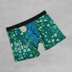 InExcess  Mens Novelty Boxer Shorts - Get Lucky!