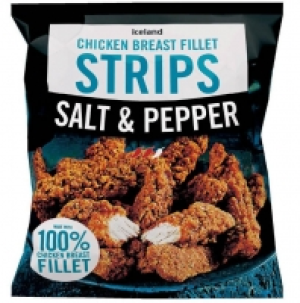 Iceland  Iceland Salt and Pepper Chicken Breast Fillet Strips 500g