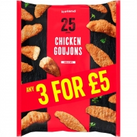 Iceland  Iceland 25 (approx.) Chicken Goujons 400g