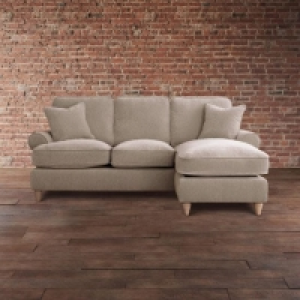 RobertDyas  Lowa Right Hand Corner Chaise Sofa Manhattan Putty
