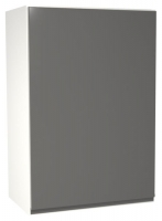 Wickes  Madison Dark Grey Gloss Handleless Wall Unit - 500mm
