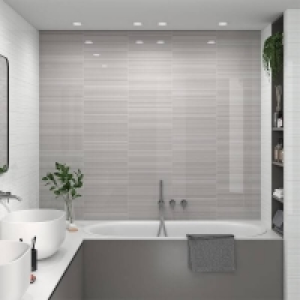 Manhattan White Ceramic Wall Tile 250 x 400mm £27.00