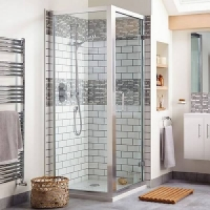 Bathstore Atlas Hinged Shower Door - 800mm (8mm Glass)