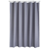 Homebase  Aqualona Waffle Grey Shower Curtain