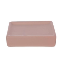 Homebase  Ceramic Soap Dish - Blush Pink