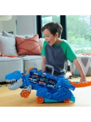 LittleWoods Hot Wheels City Ultimate T-Rex Transporter Playset
