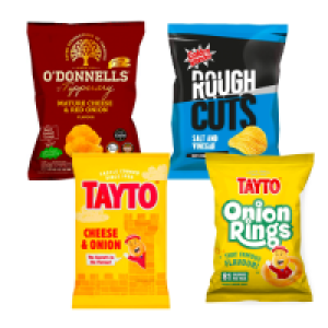 SuperValu  ODonnells, Tayto Rough Cuts, Tayto & Tayto Snacks Range