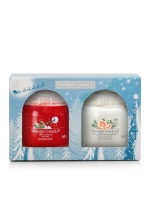 LittleWoods Yankee Candle Signature Christmas Gift Set contains 2 Medium Jar Candles