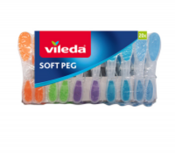 InExcess  Vileda Soft Clothes Pegs - Pack of 20