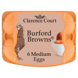 Waitrose  Clarence Court Burford Brown Medium Eggs6s
