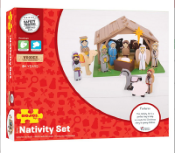 InExcess  BIGJIGS Wooden Nativity Set