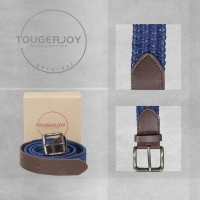 InExcess  Tougerjoy Elasticated Braided Belt - Blue