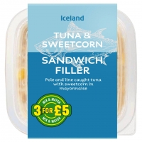 Iceland  Iceland Tuna & Sweetcorn Sandwich Filler 250g