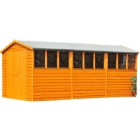 RobertDyas  Shire Overlap Double Door Shed - 10ft x 15ft
