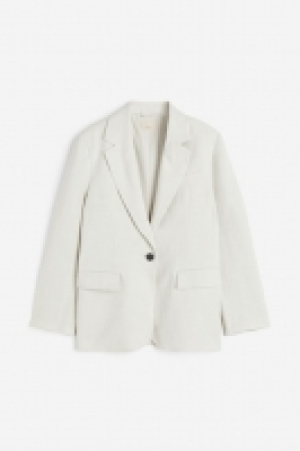 HM  Oversized silk-blend jacket