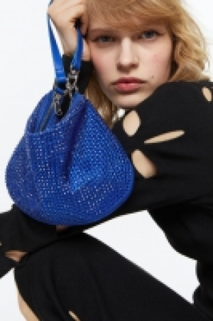 HM  Rhinestone-embellished shoulder bag