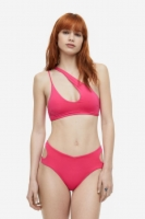 Asymmetrical padded bikini top £10.00