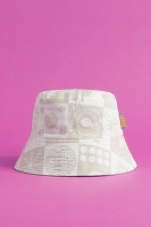 HM  Patterned cotton twill bucket hat
