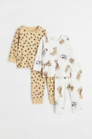 HM  2-pack printed cotton pyjamas